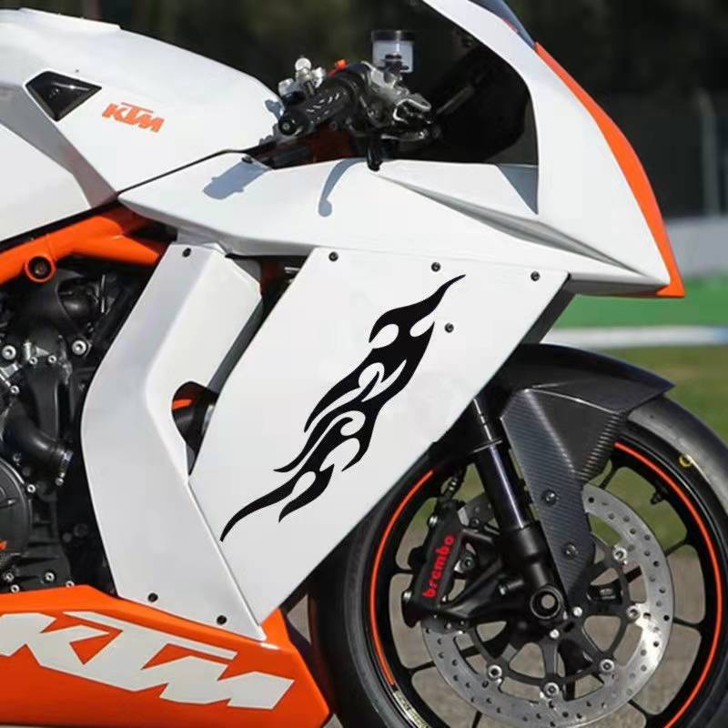 Ngọn Lửa wildfire Nhãn Dán Phản Quang In logo Phản Quang Trang Trí Xe Máy / Xe Đạp Điện