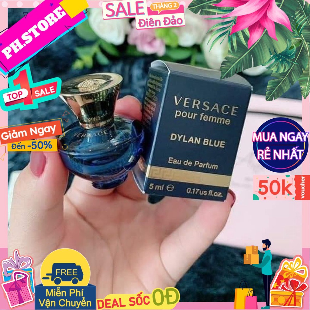 Nước hoa Versace Pour Femme Dylan Blue EDP 5ml (Như Hình)
