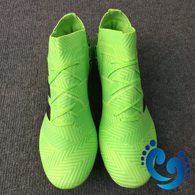 Giày đá bóng Nemeziz18 xanh lá tự nhiên (combo giày+túi)