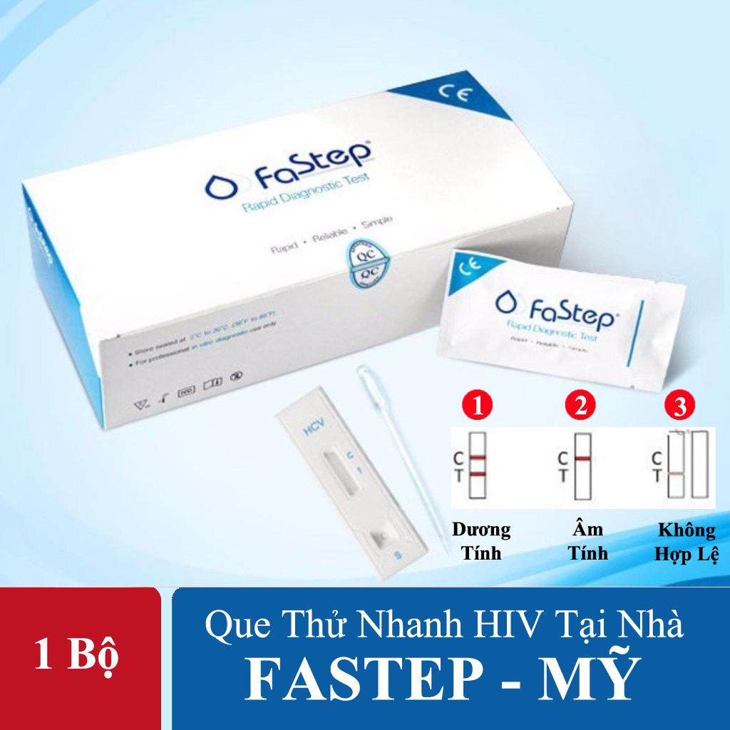 ✅ [CHE TÊN SẢN PHẨM] Que Test HIV Tại Nhà- FASTEP, từ MỸ dễ làm, chính xác đến 99,99% -VT0756