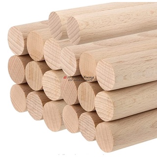 Thanh gỗ tròn 2cm, đủ độ dài, thanh gỗ thông tròn, làm macrame, làm mô hình, decor, diy, thông mỹ nk