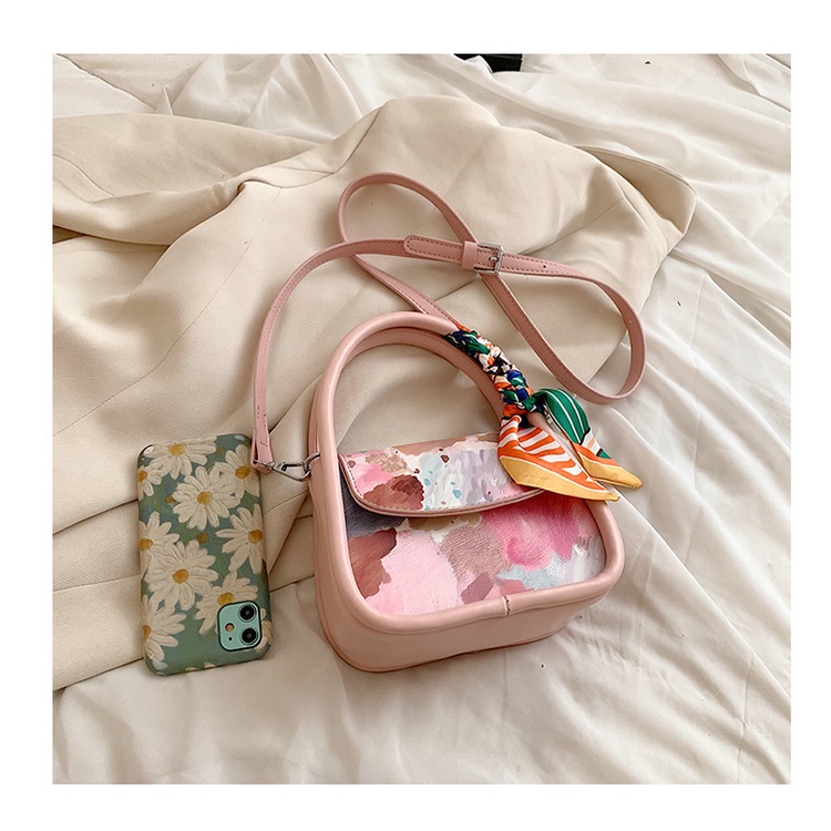 Túi Xách Thời Trang Mùa Hè 2022 Họa Tiết Màu Mực Chất Lượng Cao