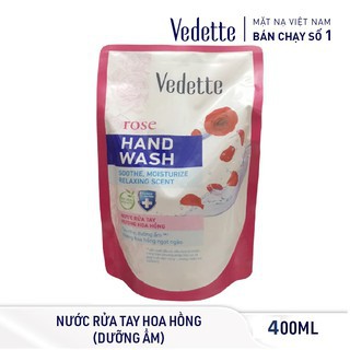 Nước Rửa Tay Vedette Hoa Hồng 500ml