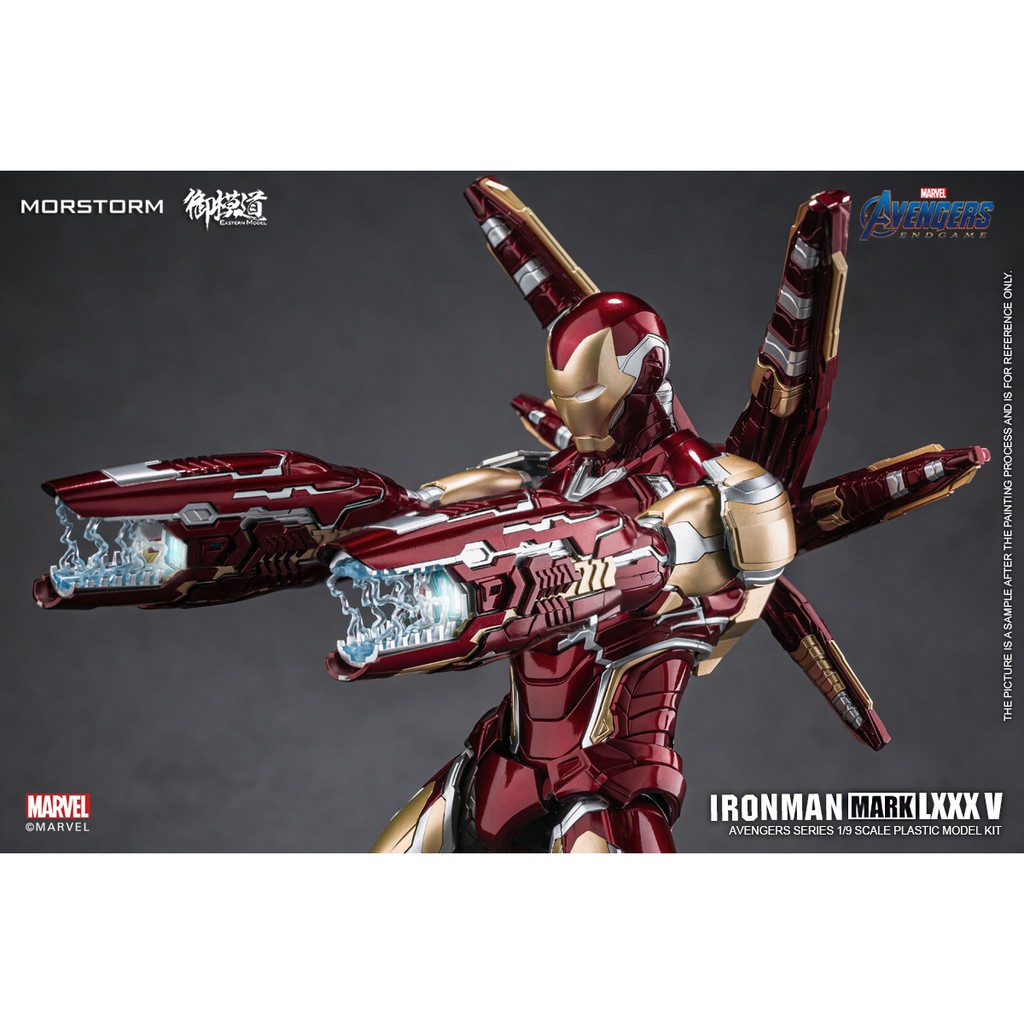 Mô hình nhựa lắp ráp IRONMAN 1/9 Iron Man Mark LXXXV MK85 Rescue MK49 (tặng storage box)