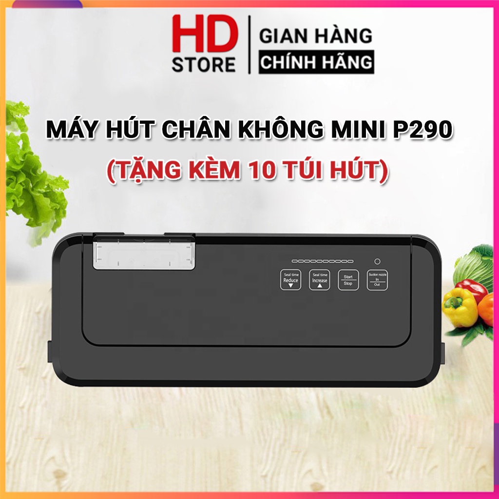 Máy Hút Chân Không Không Kén Túi SEKA - P290, Máy hút chân không P290 hút tự động các loại túi, hút cả ướt, lực hút khỏe