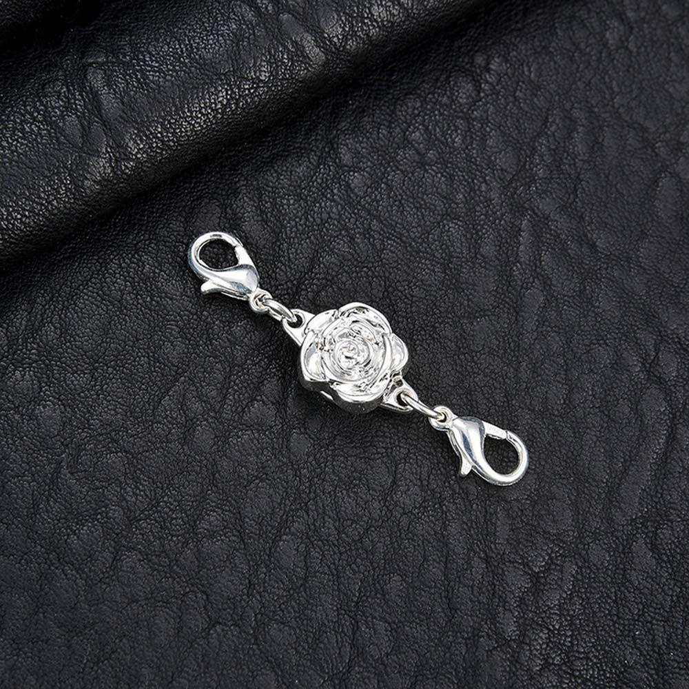 Khóa Lọ Hoa Hồng Tháo Rời Được|Vòng cổ Chuỗi Xích Thay Thế Hình Bông Hoa