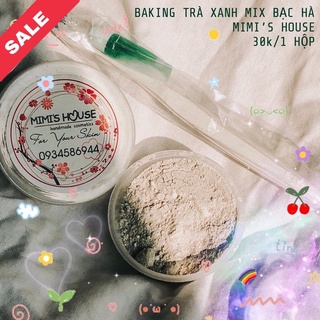 Baking trà xanh mix bạc hà