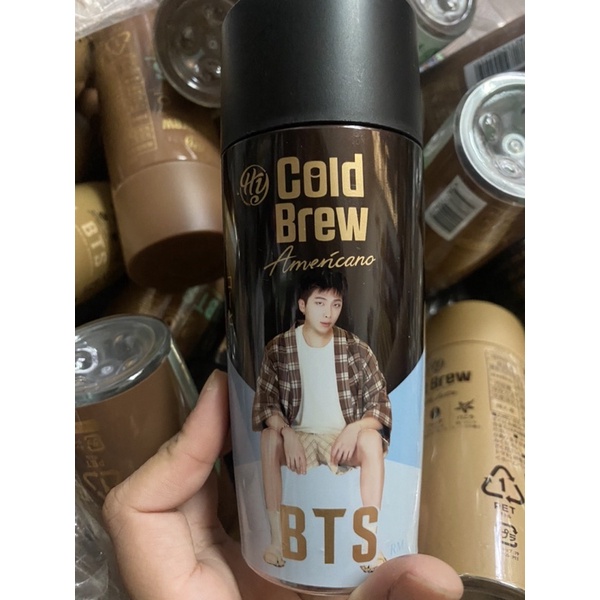 Vỏ Lon nước uống BTS Cold Brew.