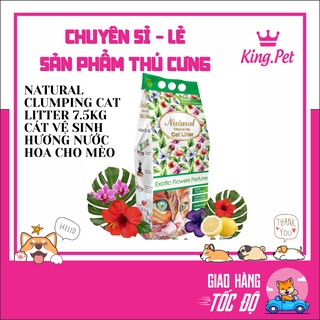 NATURAL CLUMPING CAT LITTER 7.5KG CÁT VỆ SINH HƯƠNG NƯỚC HOA C thumbnail