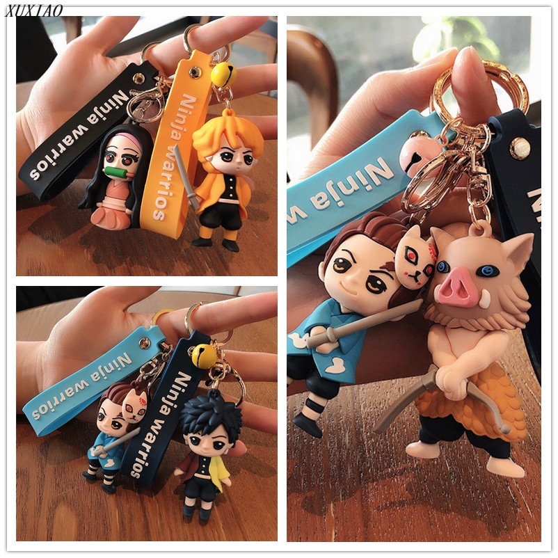 Móc Khóa PVC Hình Búp Bê Hoạt Hình Anime