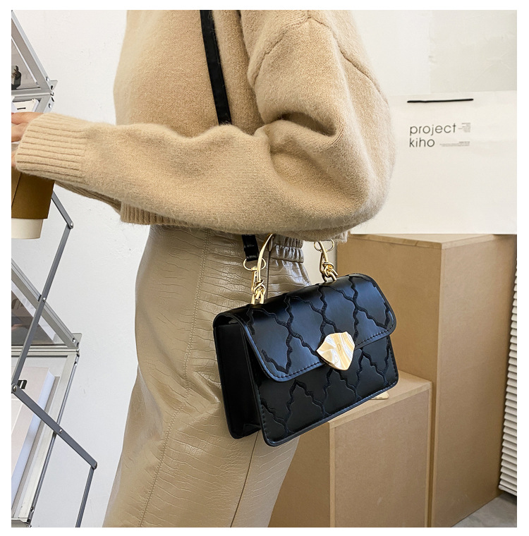 Túi xách tay đeo vai IELGY dáng vuông phong cách Hàn Quốc thời trang dành cho nữ