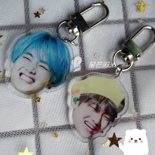 (Sẵn) Móc khoá BTS V Fan art (Hàn)