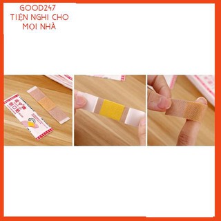Miếng băng dán vết thương (50 cái)/Set 50 băng gâu cá nhân tiện ích/Hộp 50 miếng băng y tế Hộp 50 miếng băng GOOD247
