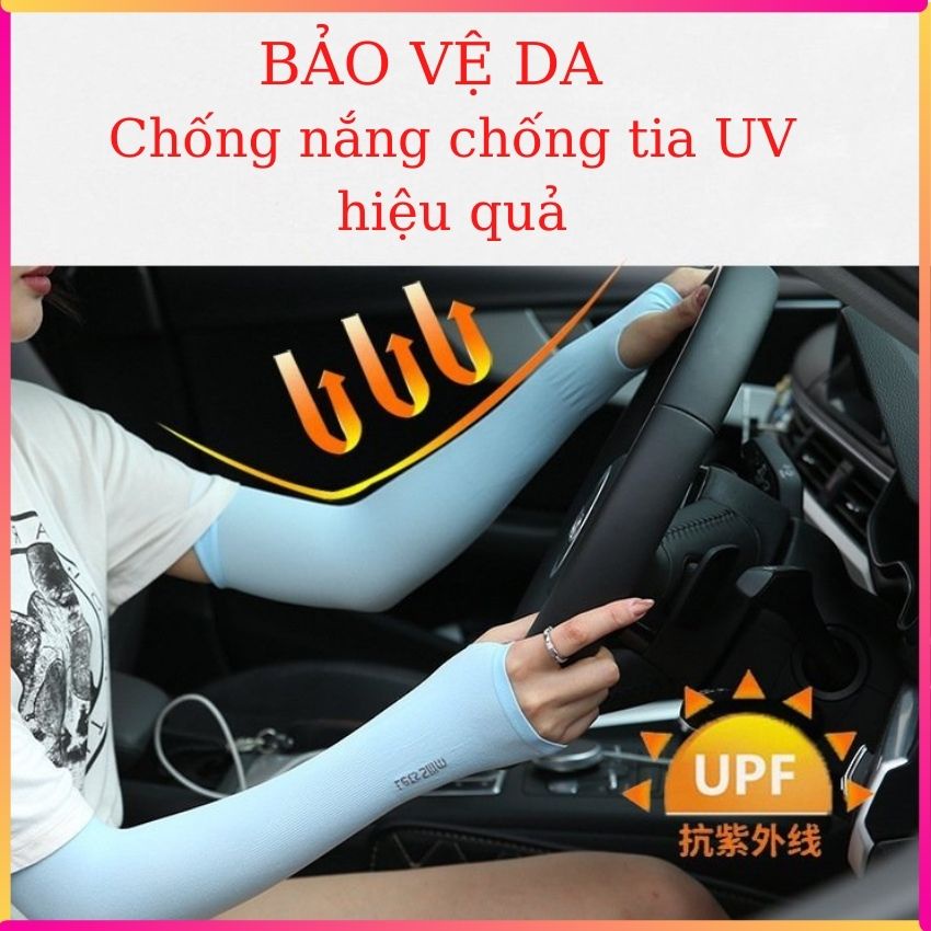 Găng Tay Chống Nắng Xỏ Ngón Let's Slim Ống Tay Đi Nắng Chống Tia UV-ZPCN01