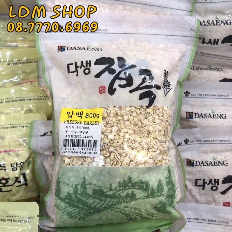 Hạt lúa mạch ép 800g