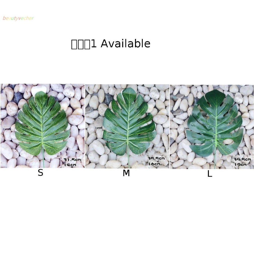 20 lá trầu bà monstera nhân tạo trang trí nội thất