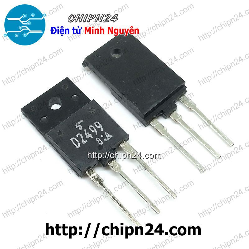 [2 CON] Transistor D2499 TO-3PF NPN 6A 600V (2SD2499 2499)