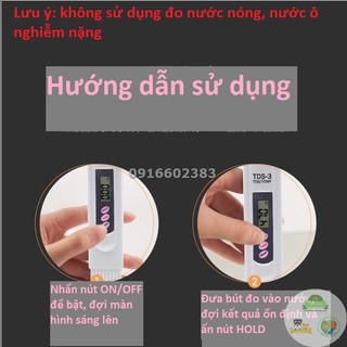 BÚT THỬ NƯỚC SẠCH TDS 3 - BÚT THỬ