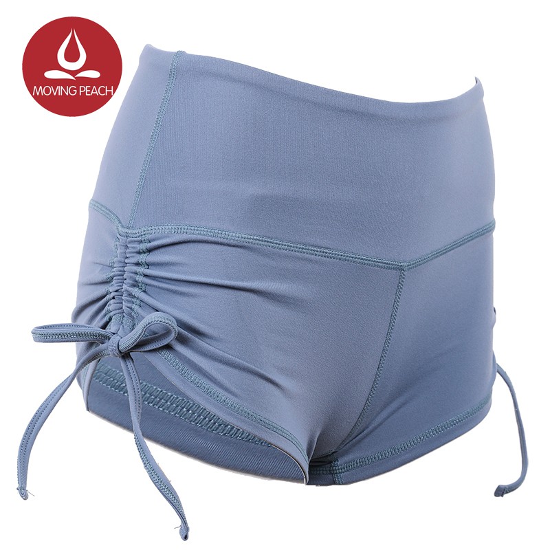 Quần Ngắn MOVING PEACH Dành Cho Nữ Tập Yoga Thiết Kế Ôm Dáng Quyến Rũ