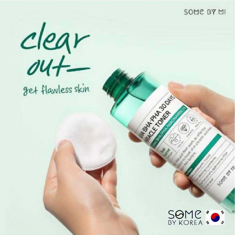 [CHÍNH HÃNG] Nước Hoa Hồng Giảm Mụn Some By Mi AHA-BHA-PHA 30 Days Miracle Toner Some By Me 150ml | BigBuy360 - bigbuy360.vn