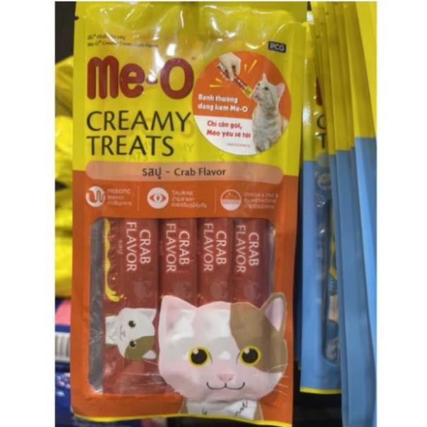 ME-O CREAMY TREAT (1 thanh 15gr) BÁNH THƯỞNG DẠNG KEM ME-O Pate súp thưởng cho mèo vâng lời