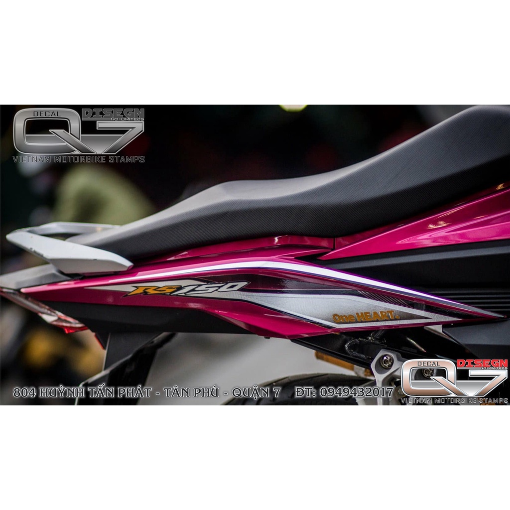 Tem Rời SONIC 150 Hồng Trắng - decalq7