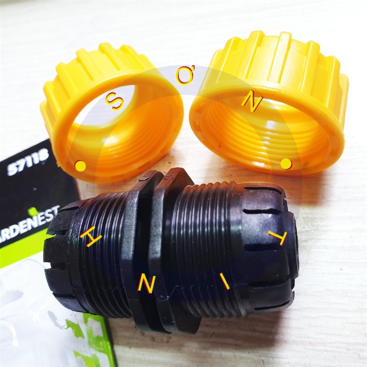 57118 đầu nối ống 1/2&quot; tolsen