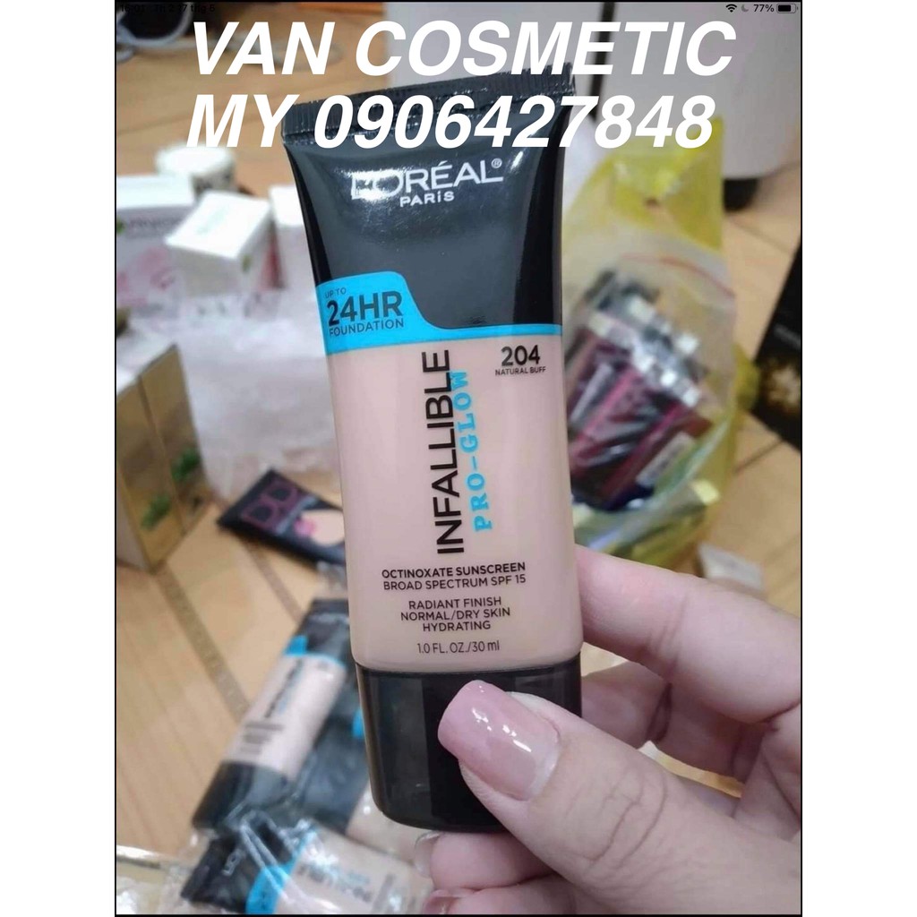 Kem Nềnl Infallible Pro-Glow 24HR Foundation