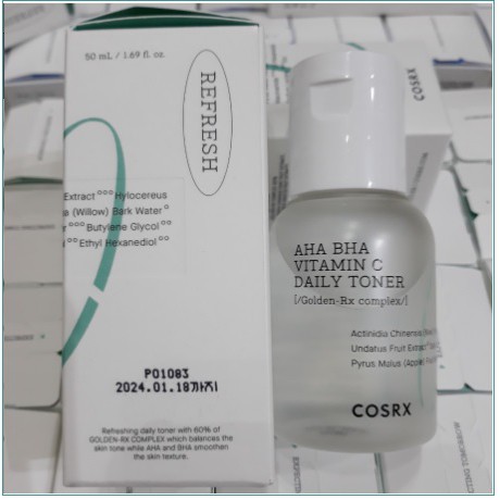 COSRX - Toner Giảm Mụn  AHA BHA Vitamin C Daily 50Ml