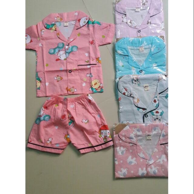 Bộ pijama bé trai và bé gái từ 1 tuổi đến 5 tuổi