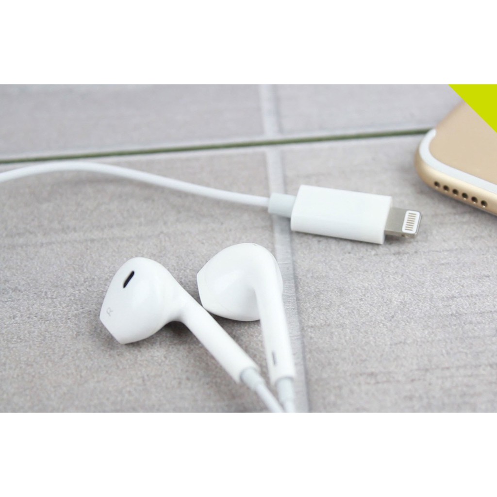 Tai nghe Apple EarPods Lightning chính hãng Apple (zin bóc máy)