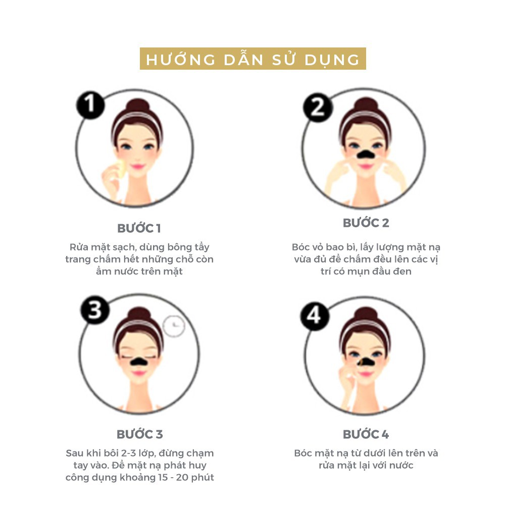 Lột mụn đầu đen mụn cám mụn mũi than tre than hoạt tính | BigBuy360 - bigbuy360.vn