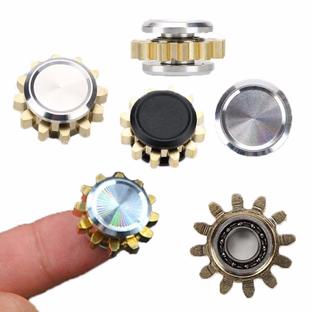 Con Quay Đồ Chơi Fidget Spinner BằNg Kim LoạI MàU Đen / BạC