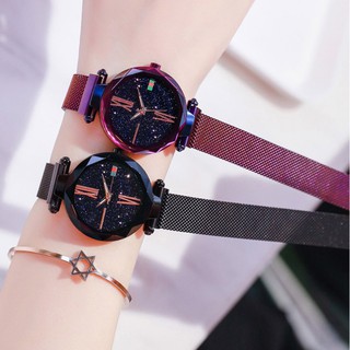 Đồng hồ thời trang nữ dây lưới nam châm thời trang
