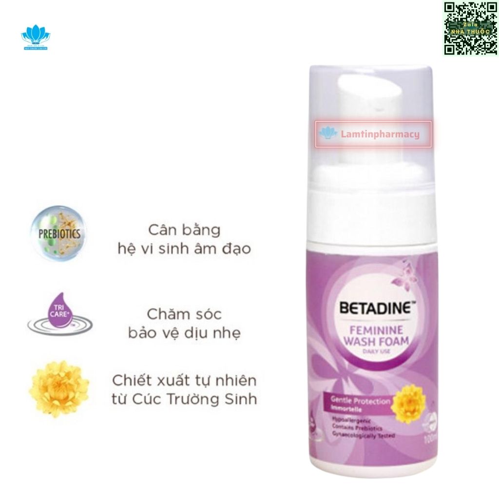 Dung dịch vệ sinh Betadine Feminine wash