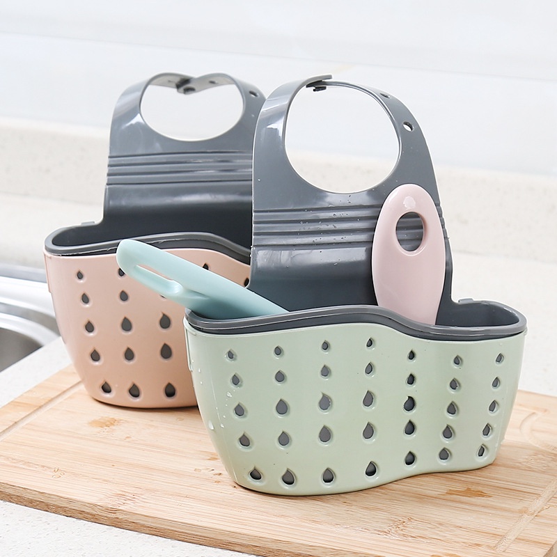 Giỏ đựng dụng cụ rửa chén, giỏ treo vòi nước cứng cáp cao cấp