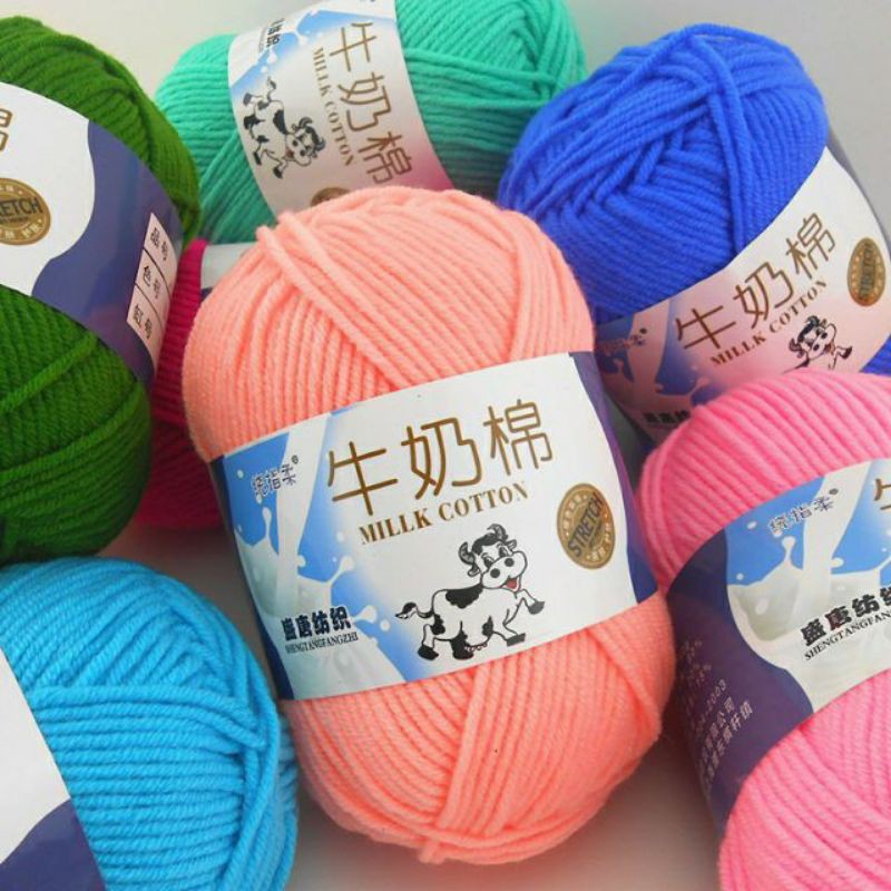 Len milk bò 50g. Bảng màu 1