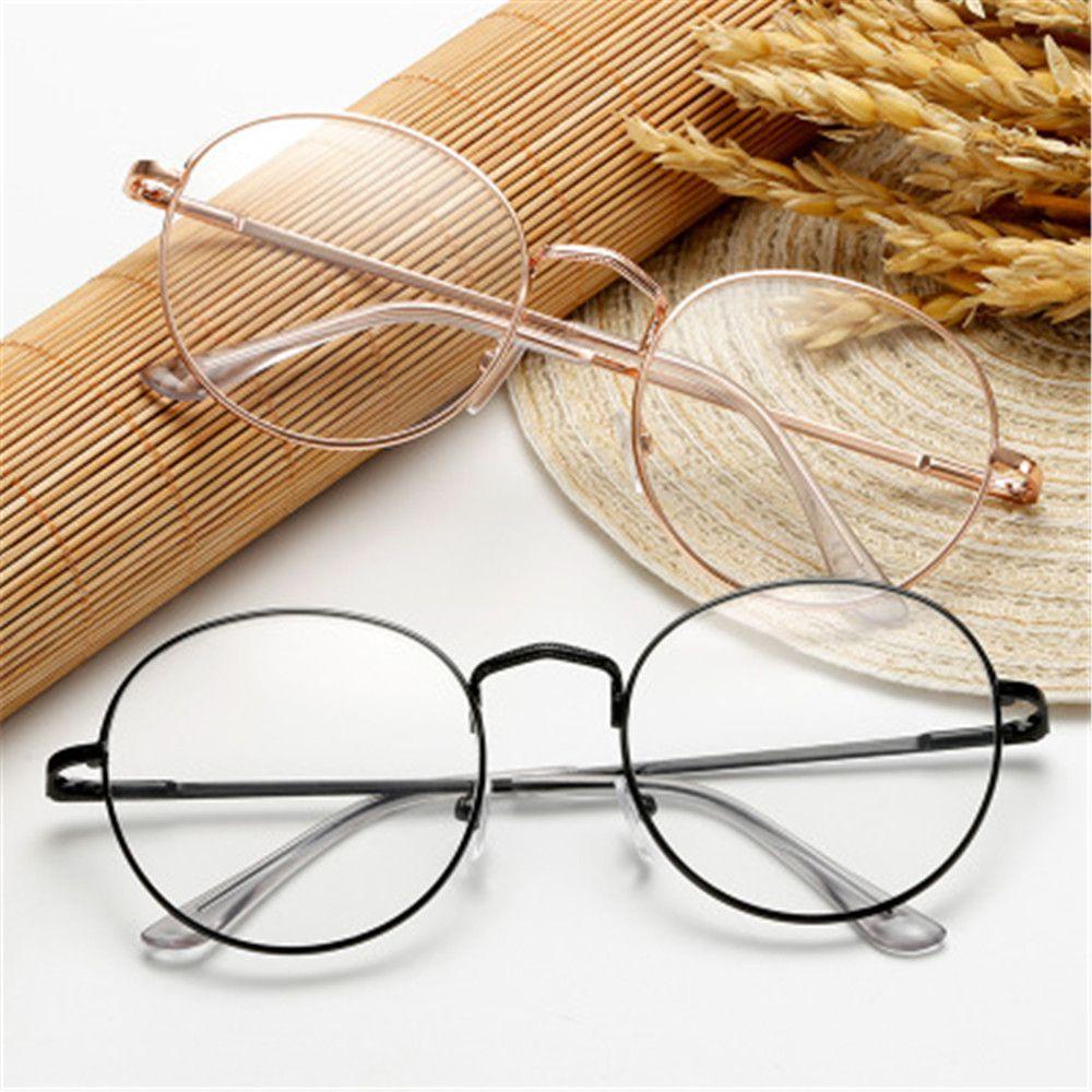 EUCA Kính Mát Gọng Kim Loại Tròn Oversized Cho Cả Nam Và Nữ