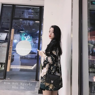 Áo sơ mi hoạ tiết thổ cẩm