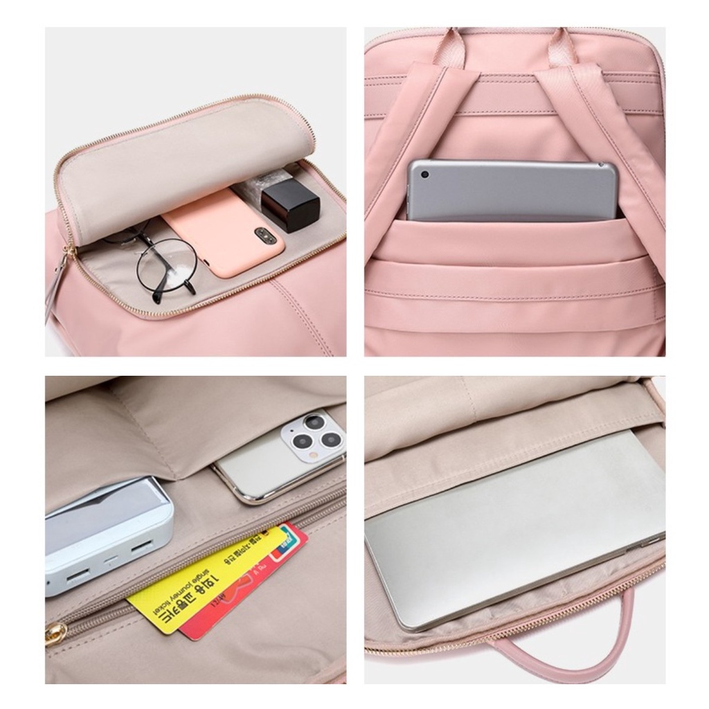 Balo Đựng Laptop 13.3 inch Chống Thấm Nước Thời Trang Dành Cho Nữ