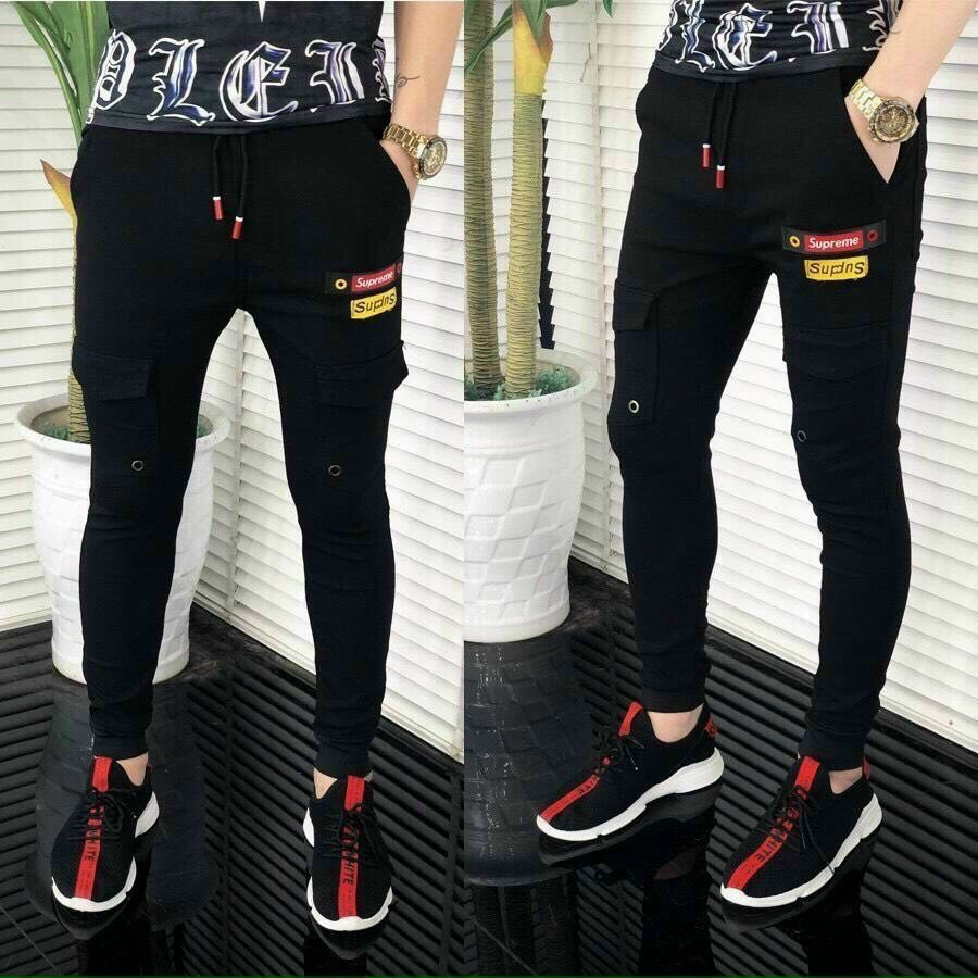 Quần Jogger ,Quần Kaki Túi Hộp Cao Cấp Mới Thời Trang Hàn Quốc,Phong Cách Thể Thao TCS đen