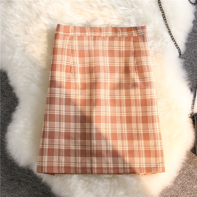 Chân Váy Chữ A Họa Tiết Kẻ Sọc Thời Trang Dễ Thương Cho Nữ