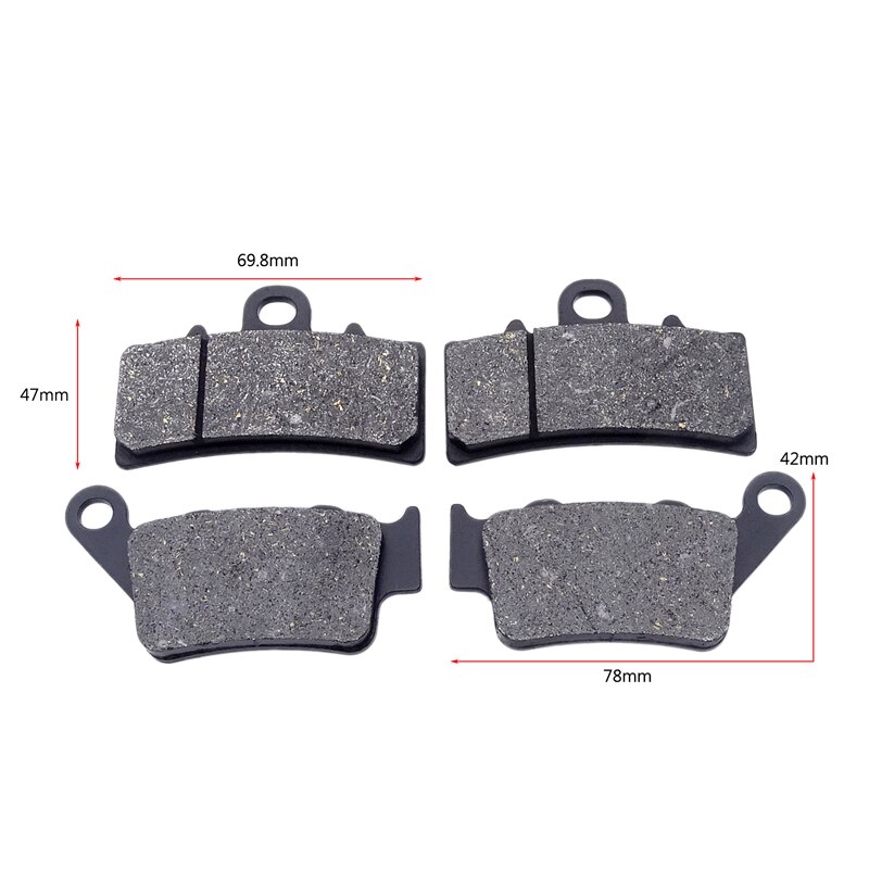 1 Bộ Má Phanh Trước Và Sau Cho Xe ktm duke 125 200 250 390 4t rc125 rc200 rc250 c390 rc 125 200 250 390 2011-2018