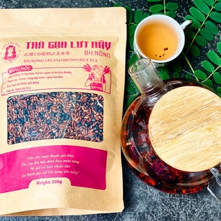 Trà Gạo Lứt Đỗ Đen Detox Thanh Lọc Cô Gái Bhnong, Trà Gạo Lứt Rang Tay Đóng Túi 500gr