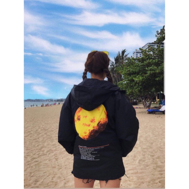 Áo khoác dù nam nữ quả đất venus earth L và Xl_ảnh thật trải sàn | BigBuy360 - bigbuy360.vn