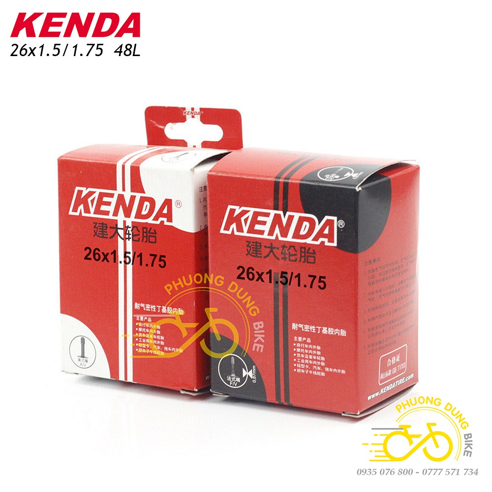 Ruột săm xe đạp KENDA 26x1.5-1.75 AV/FV 48L