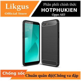 Ốp lưng chống sốc Oppo A83 hiệu Likgus (chuẩn quân đội, chống va đập, chống vân tay) - Hàng chính hãng