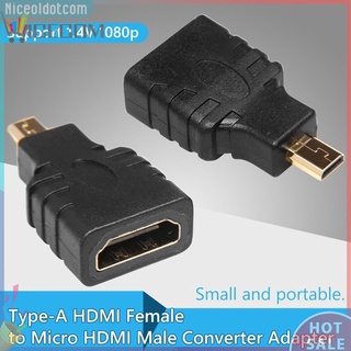 ♆♆Type-A HDMI Female to Micro HDMI Male Converter Adapter for Digital Camera☜