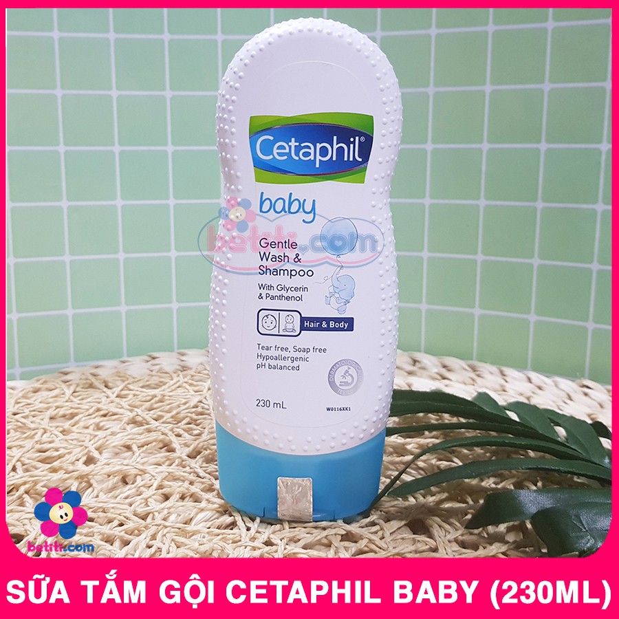 [CETAPHIL] Sữa Tắm Gội Toàn Thân Cho Bé Cetaphil Baby Gentle Wash & Shampoo Chai 230ml / 400ml