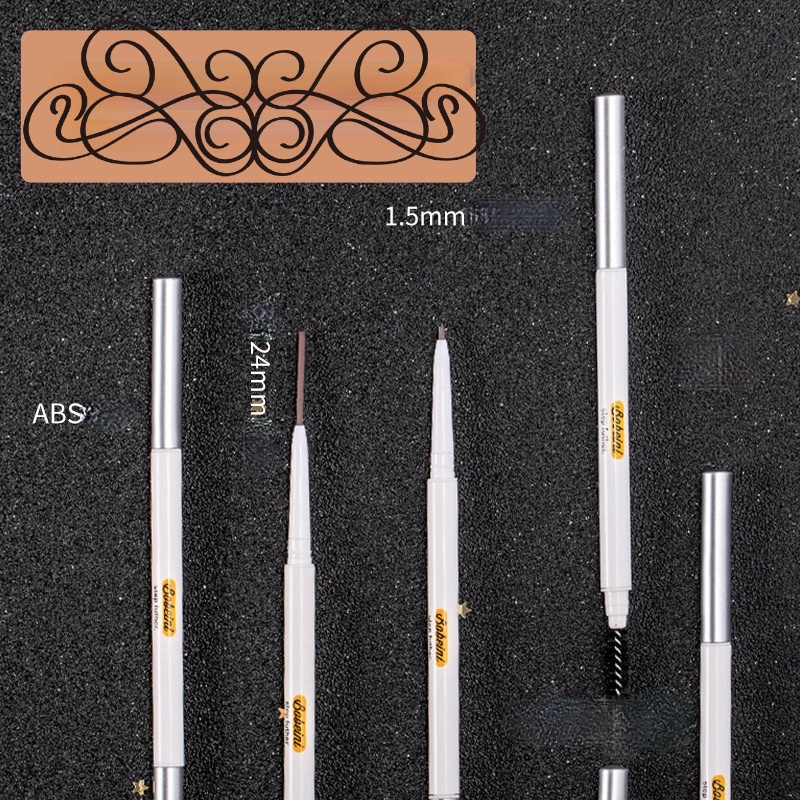 Bút Chì Kẻ Lông Mày Hai Đầu Siêu Mảnh Kháng Nước Chống Mồ Hôi Tiện Dụng Bobeini BKM 151